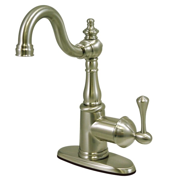 Fauceture Single-Handle, 4" Centerset Bathroom Faucet, Brushed Nickel FS7648BL - main